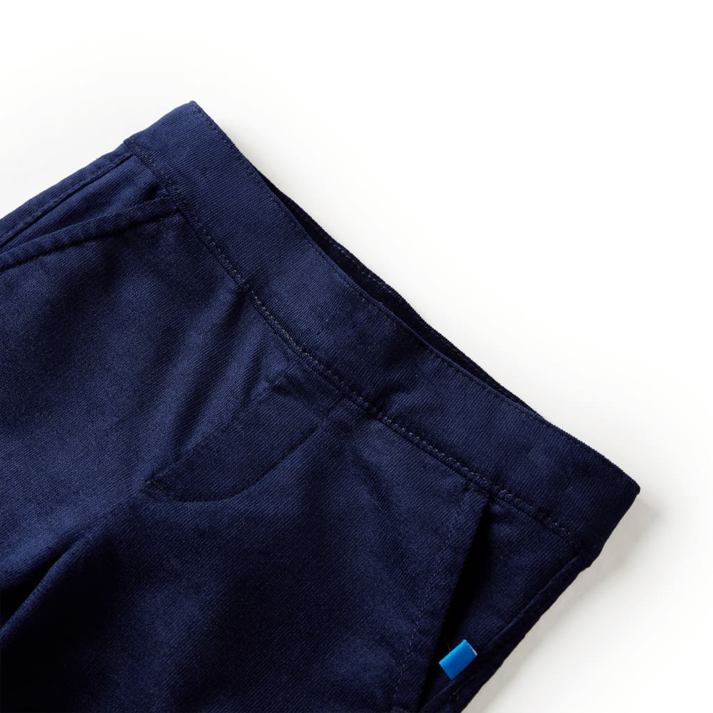 Vidaxl kinderbroek 140 donker marineblauw