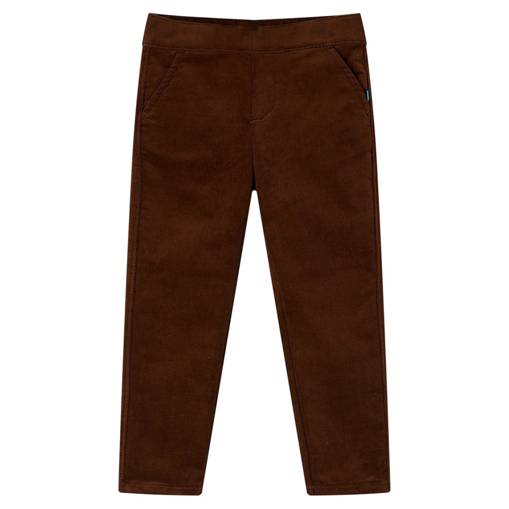 Vidaxl kinderbroek 116 cognackleurig