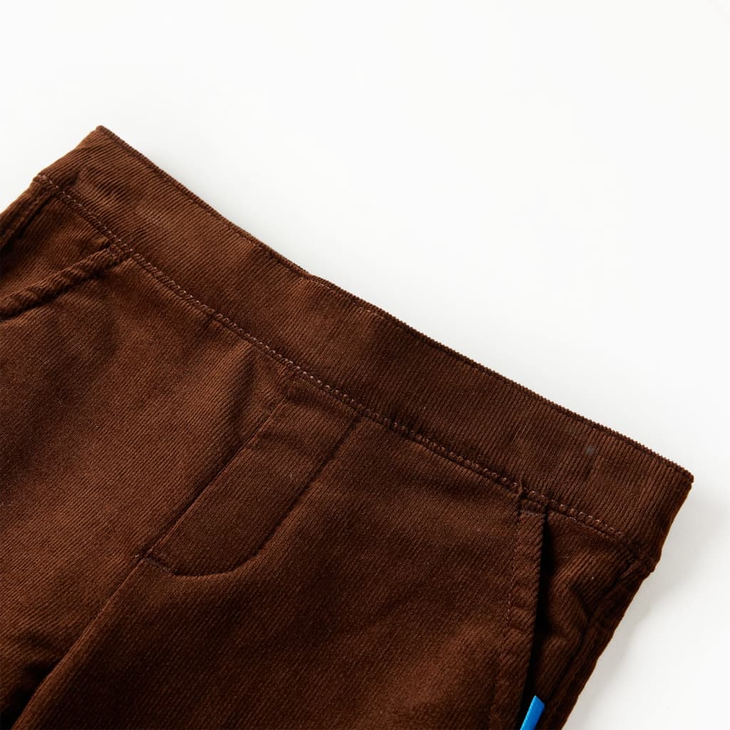 Vidaxl kinderbroek 116 cognackleurig