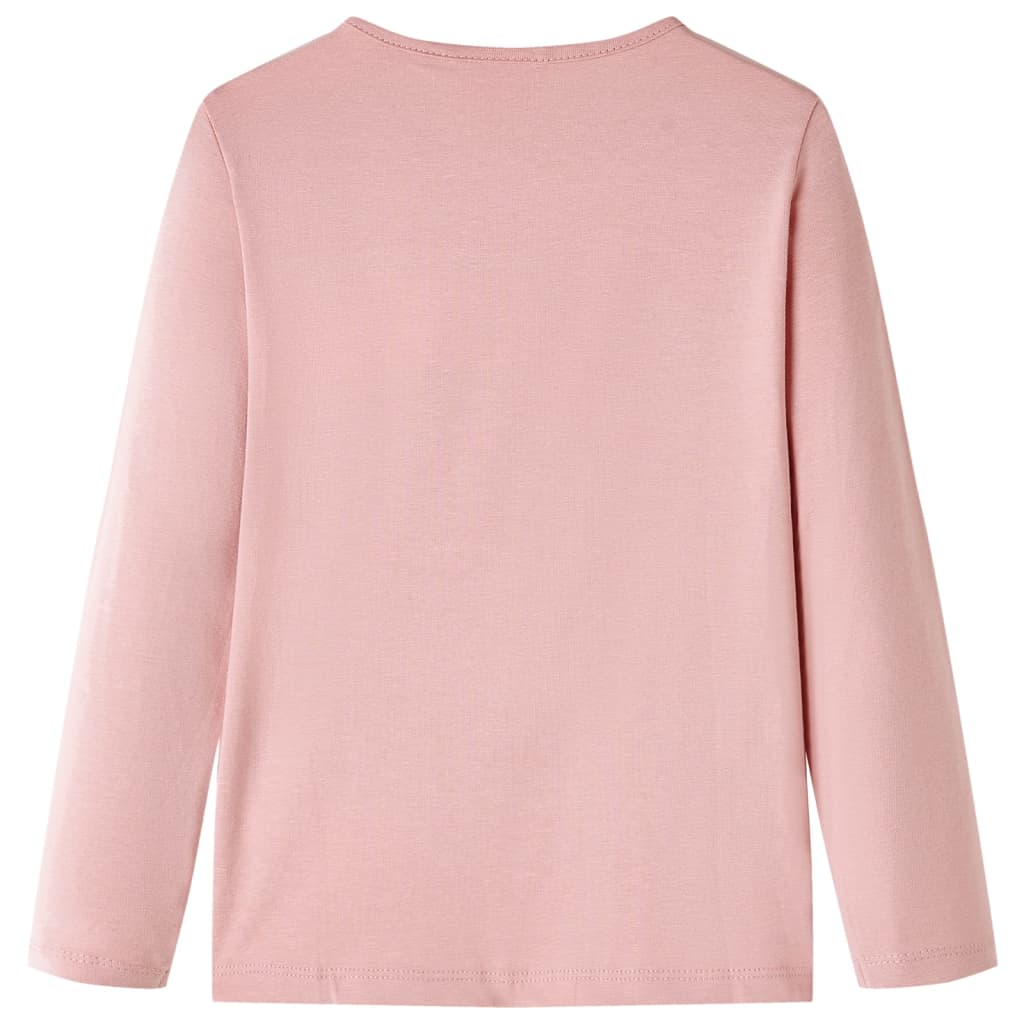 Vidaxl kindershirt met lange mouwen 116 lichtroze