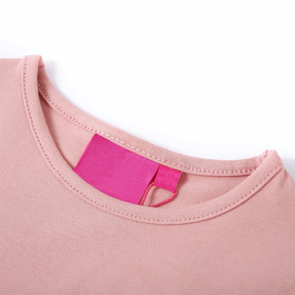 Vidaxl kindershirt met lange mouwen 116 lichtroze
