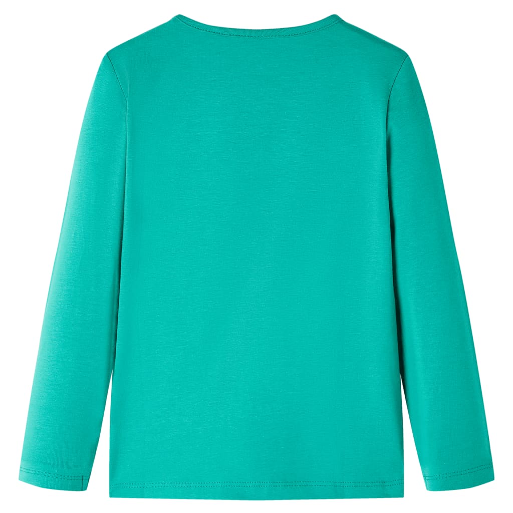Vidaxl kindershirt met lange mouwen 128 felgroen