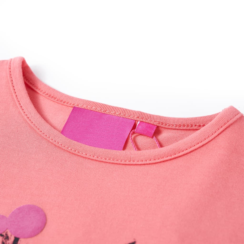 Vidaxl kindershirt met lange mouwen 116 roze