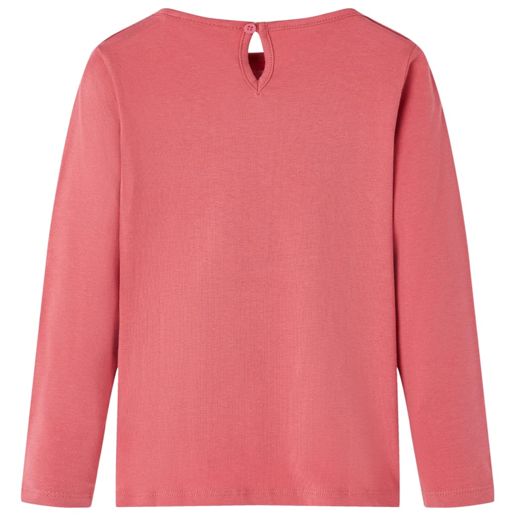 Vidaxl kindershirt met lange mouwen 104 oudroze