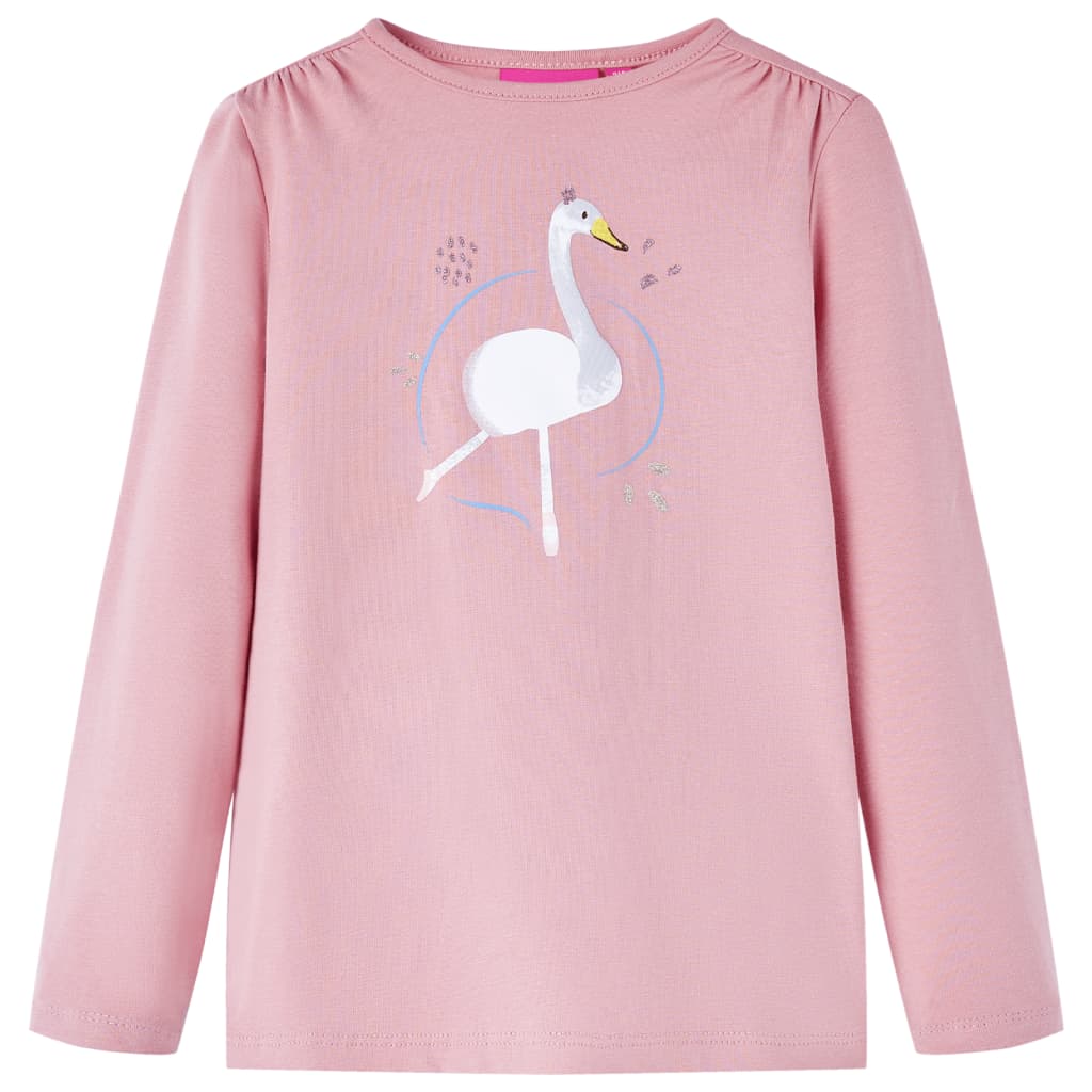 Vidaxl kindershirt met lange mouwen 140 lichtroze