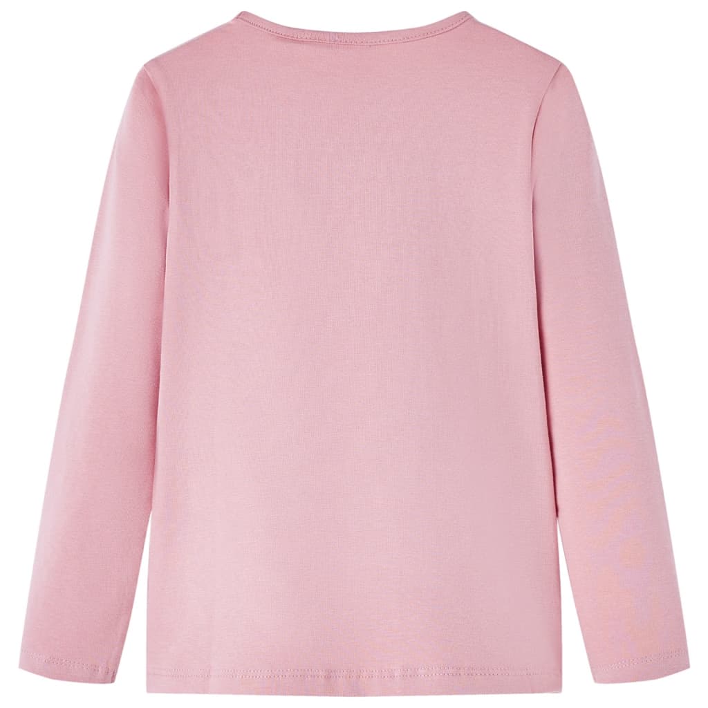 Vidaxl kindershirt met lange mouwen 140 lichtroze