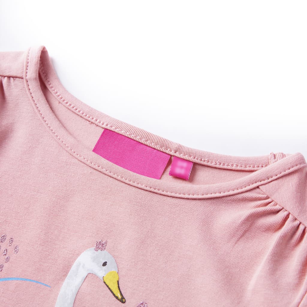 Vidaxl kindershirt met lange mouwen 140 lichtroze
