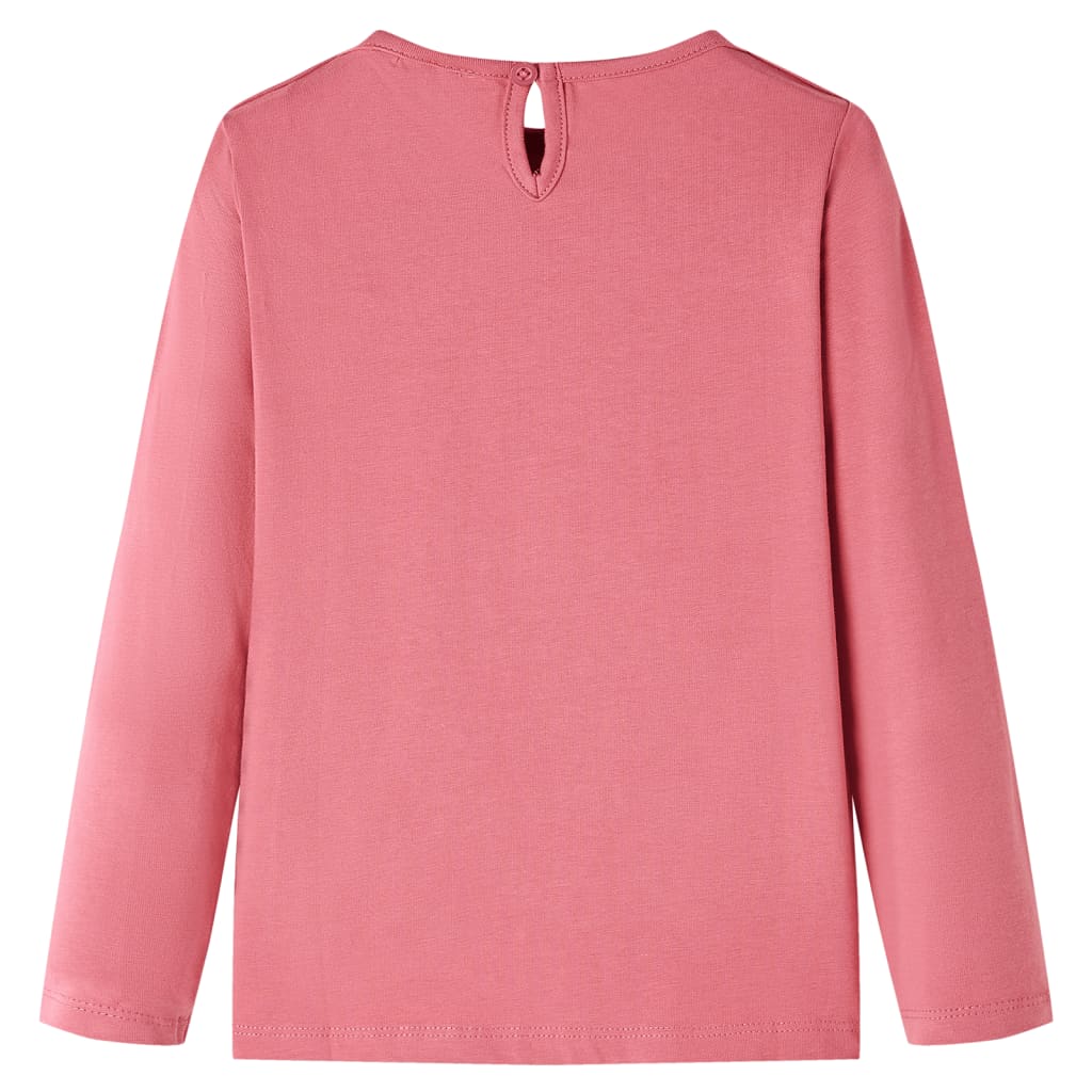 Vidaxl kindershirt met lange mouwen 140 oudroze