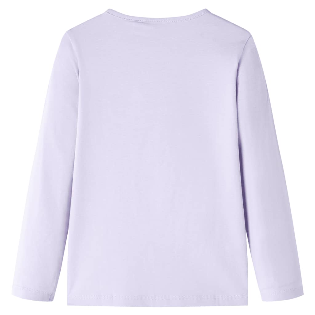 Vidaxl kindershirt met lange mouwen 92 lichtlila