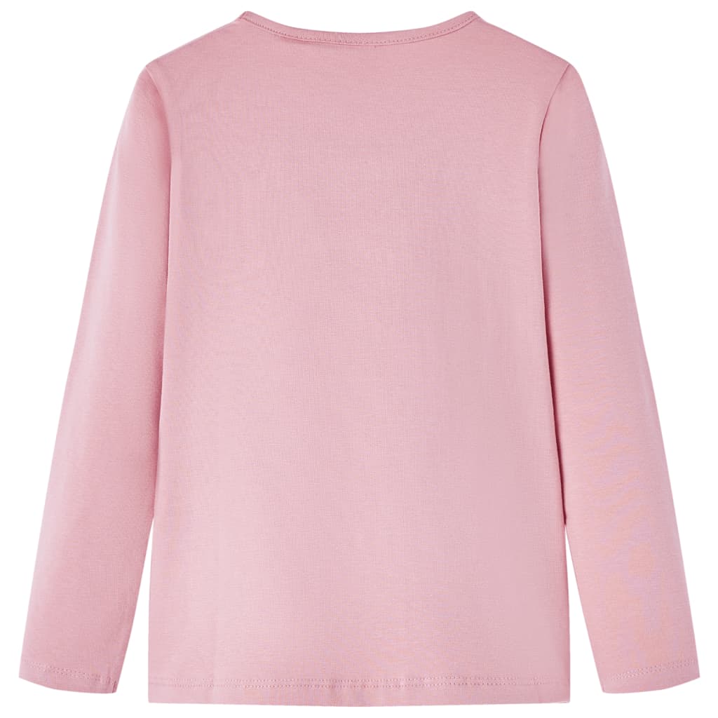 Vidaxl kindershirt met lange mouwen 116 lichtroze