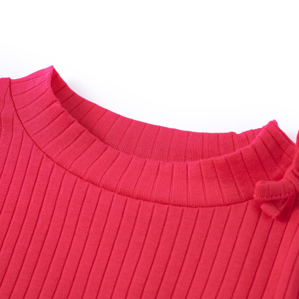 Vidaxl kindershirt met lange mouwen 116 felroze