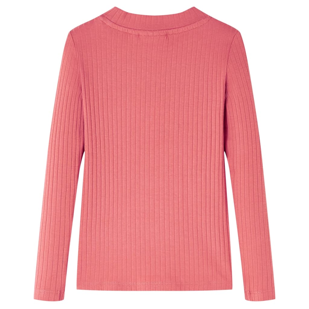 Vidaxl kindershirt met lange mouwen 116 oudroze