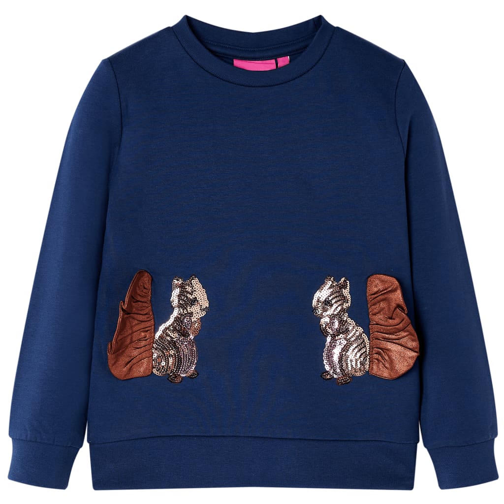 Vidaxl kindertrui 128 marineblauw