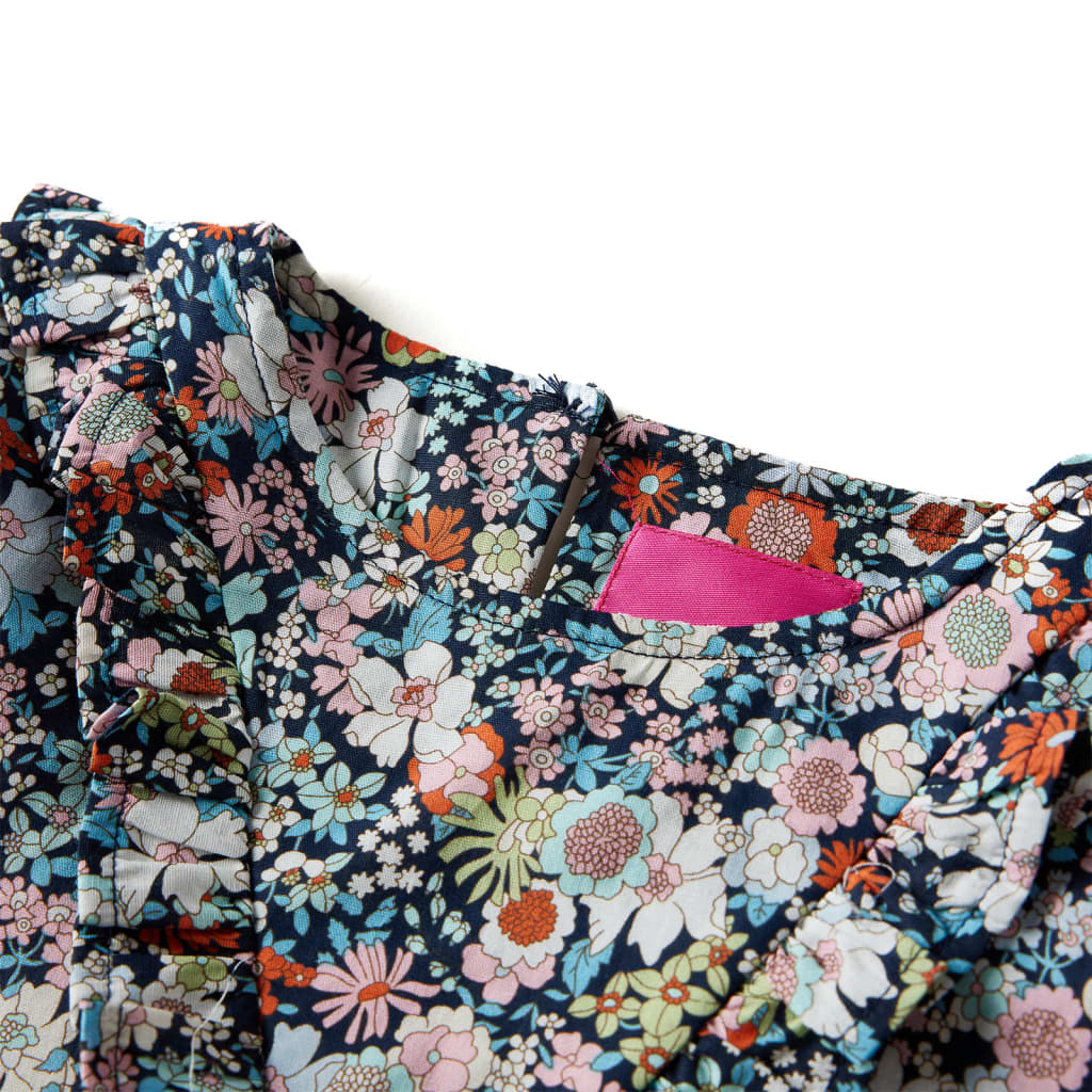 Vidaxl kindershirt met lange mouwen 140 donkerblauw