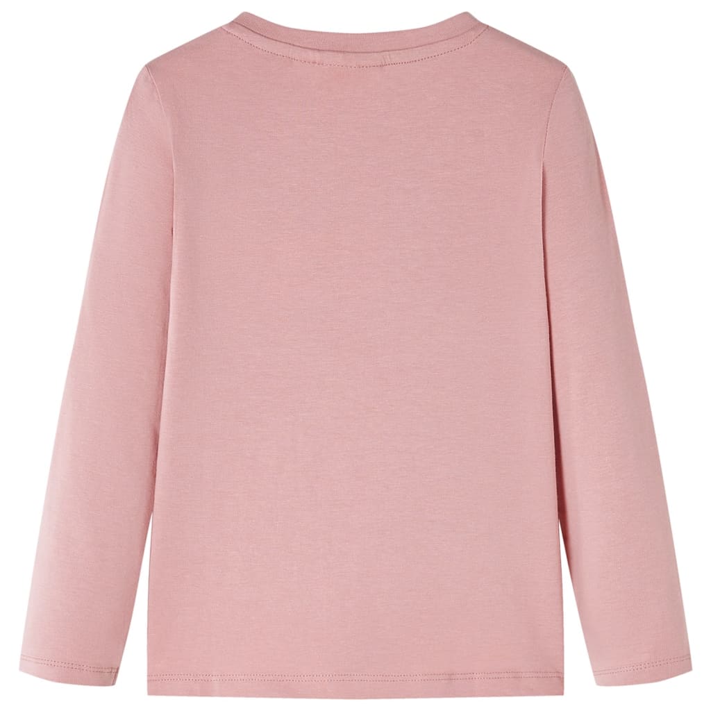 Vidaxl kindershirt met lange mouwen 128 roze