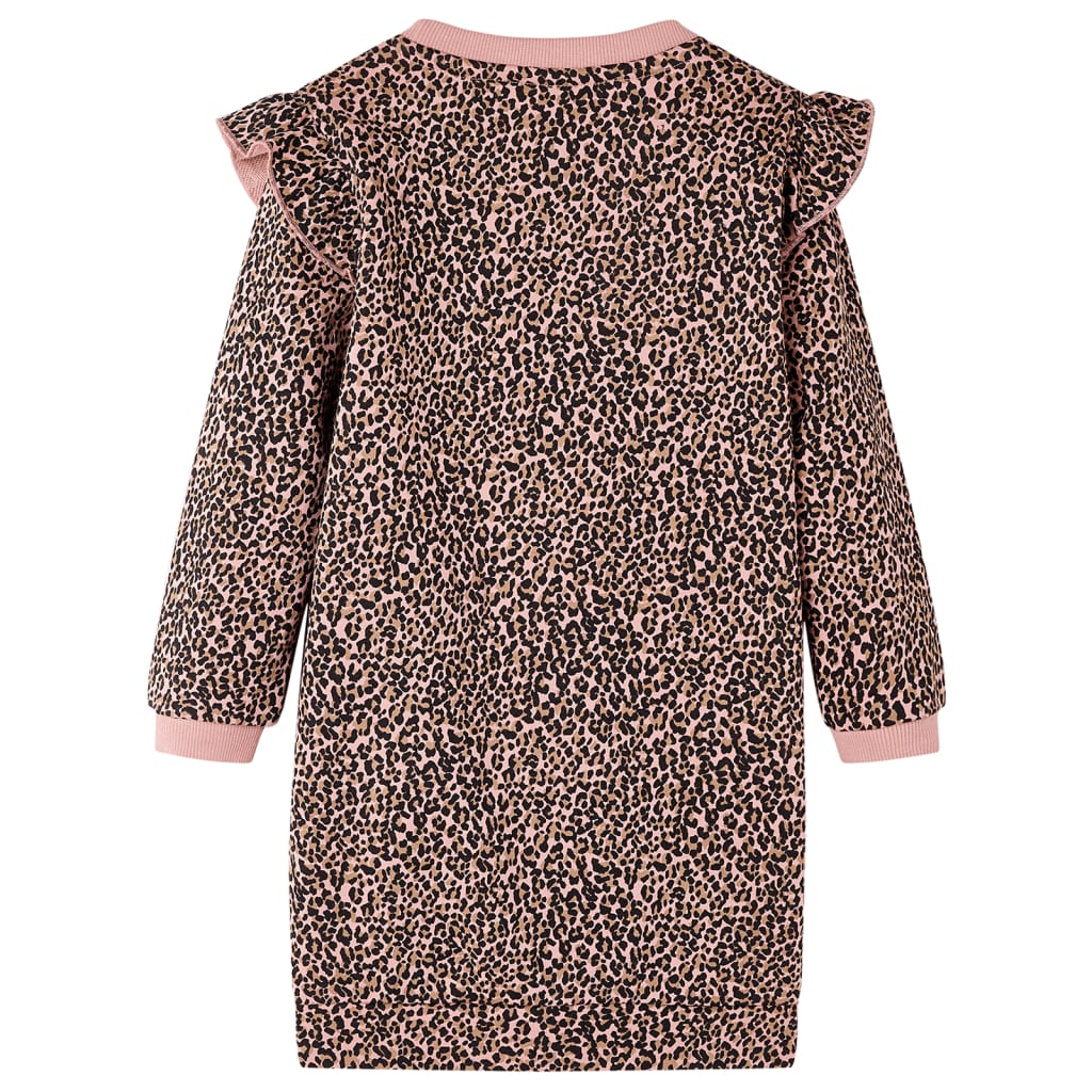 Vidaxl kinderjurk 116 middelroze