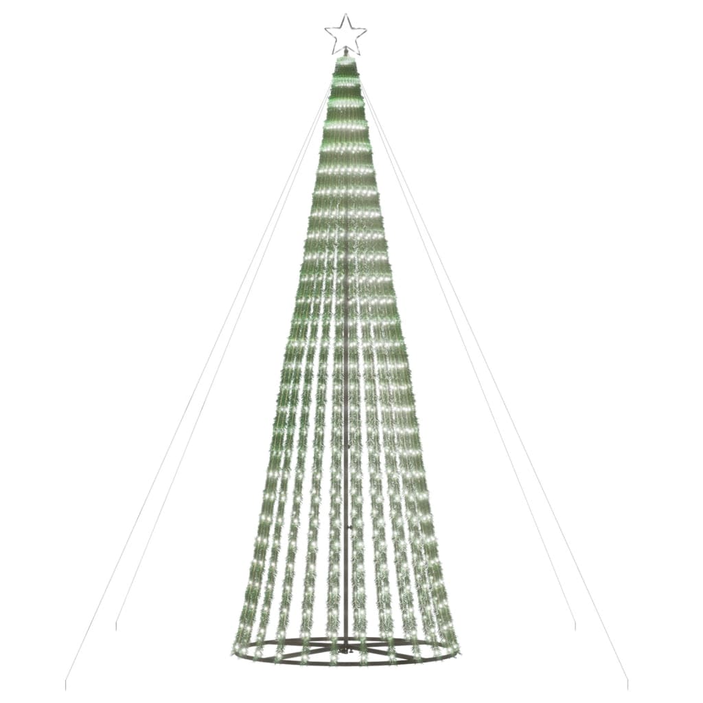 Vidaxl led-kerstboom 688 leds koud wit 300 cm