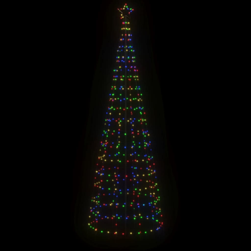 Vidaxl led-kerstboom met spikes 570 leds cartoon 300 cm