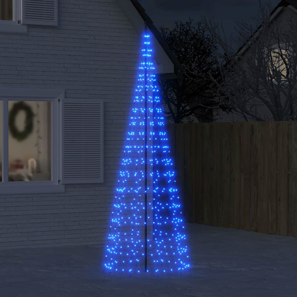 Vidaxl led-kerstboom 550 led's 300 cm blauw