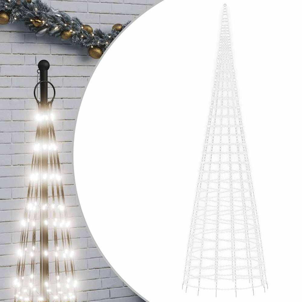 Vidaxl led-kerstboom 3000 leds koud wit 800 cm