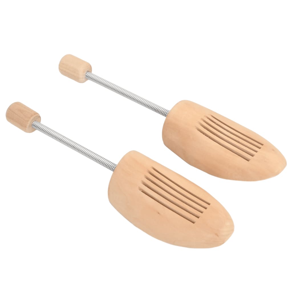 Vidaxl schoenspanners 2 paar 35-38 massief lotushout