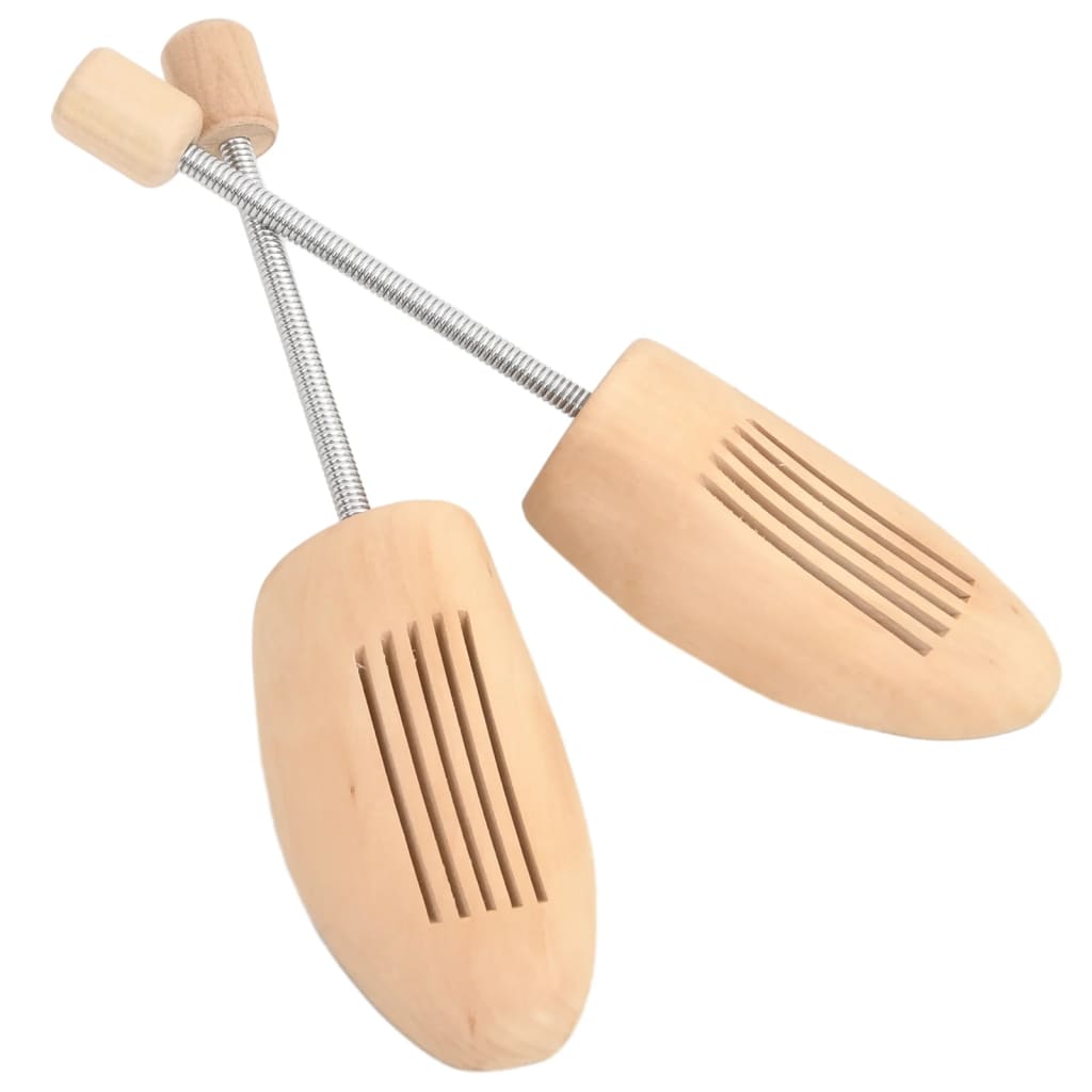 Vidaxl schoenspanners 2 paar 35-38 massief lotushout