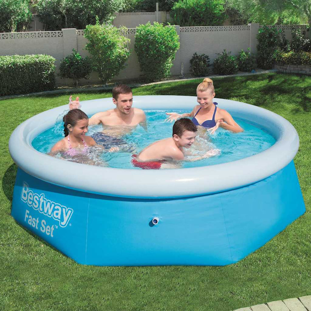 Bestway snelset zwembad opblaasbaar rond 244x66 cm