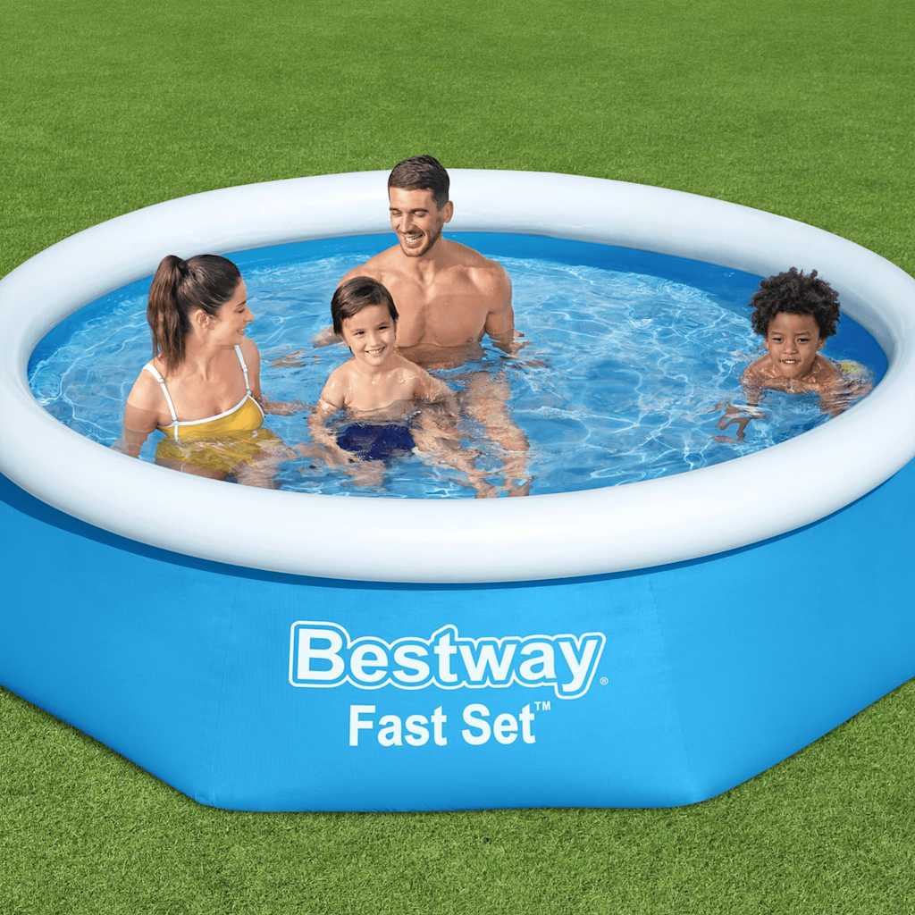 Bestway snelset zwembad opblaasbaar rond 244x66 cm