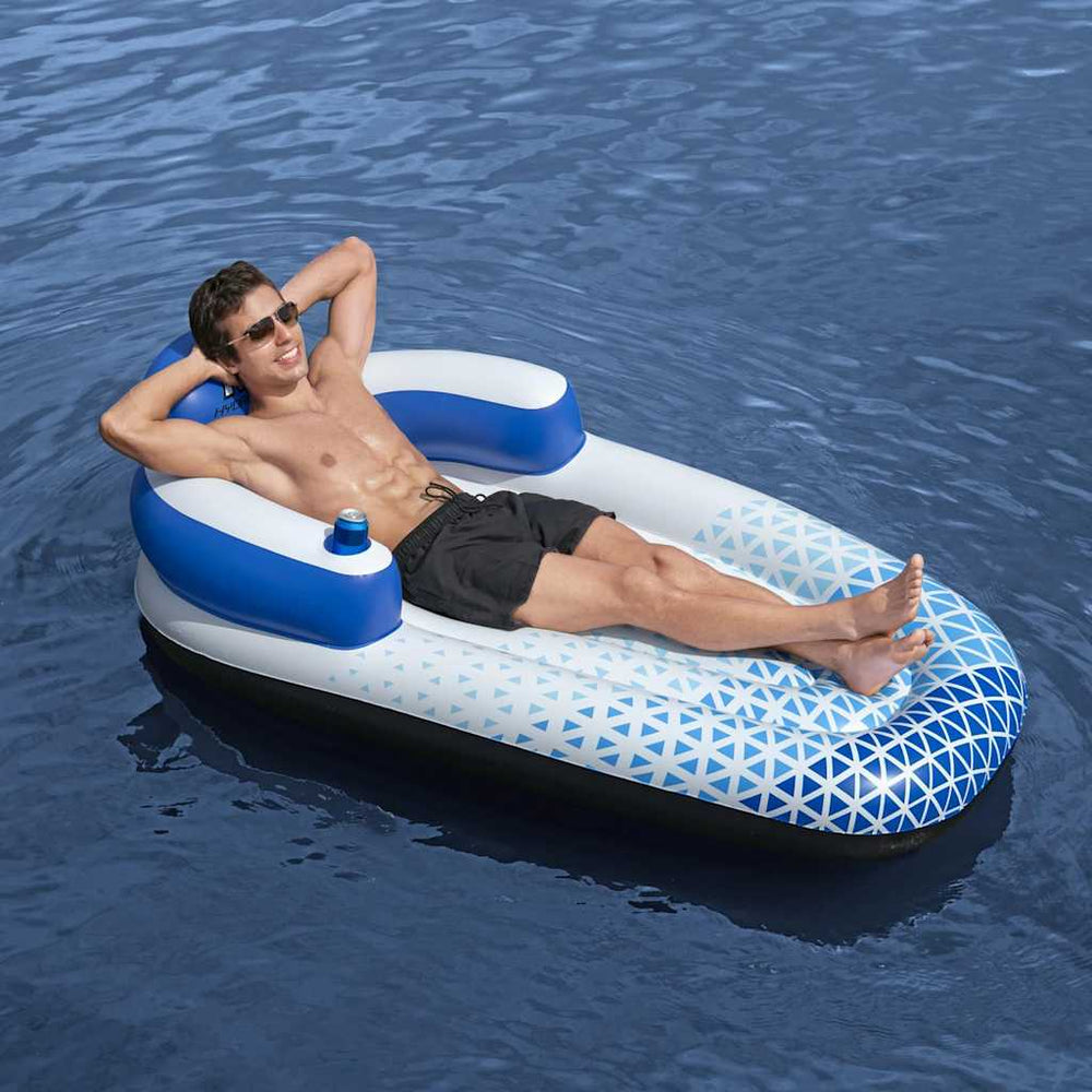 Bestway hydroforce drijfbed 183x97 cm blauw