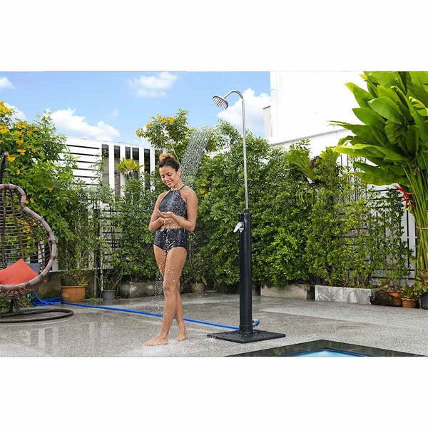 Bestway buitendouche solar flow 8 l zwart