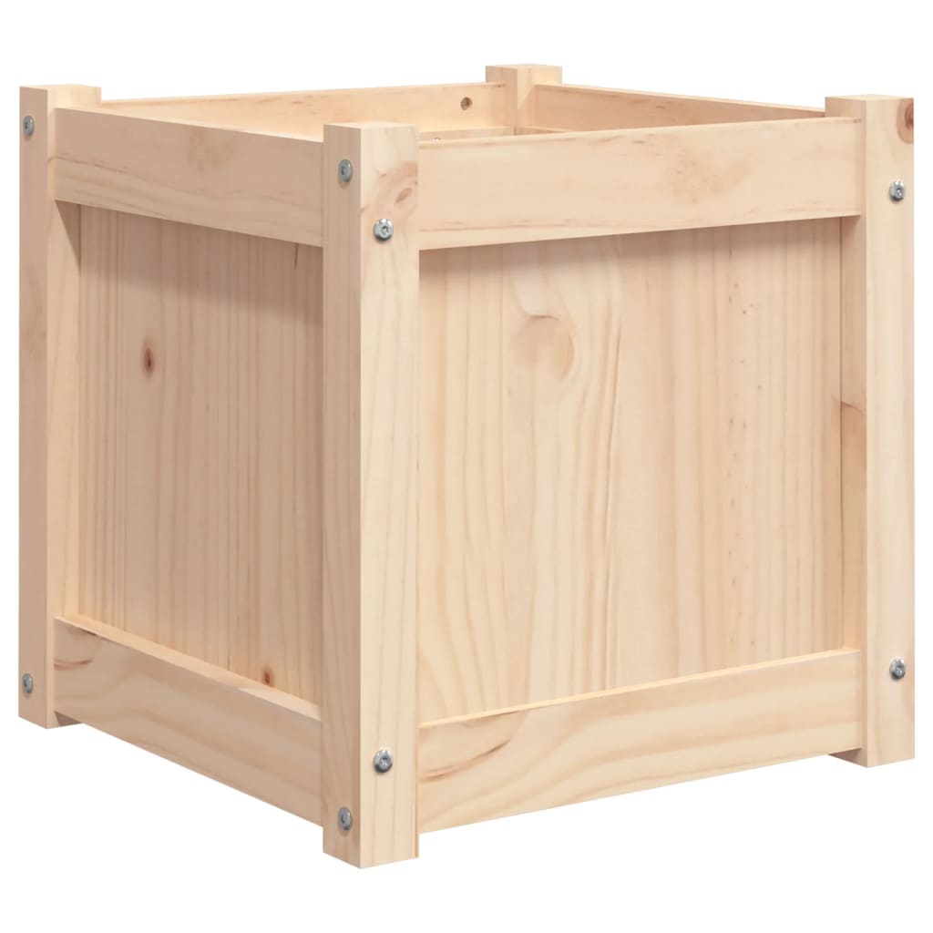 Vidaxl plantenbak 40x40x40 cm massief groenhout