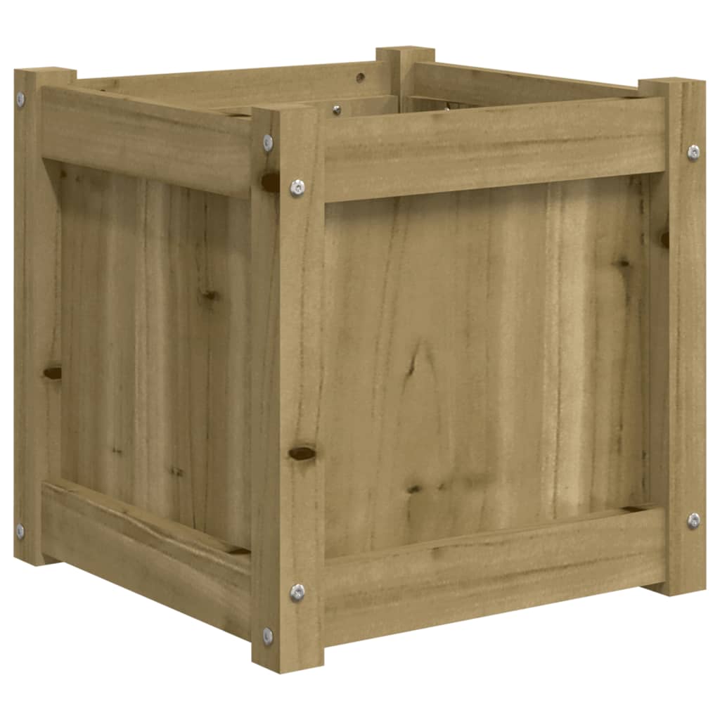Vidaxl plantenbak 40x40x40 cm geïmpregneerd groenenhout