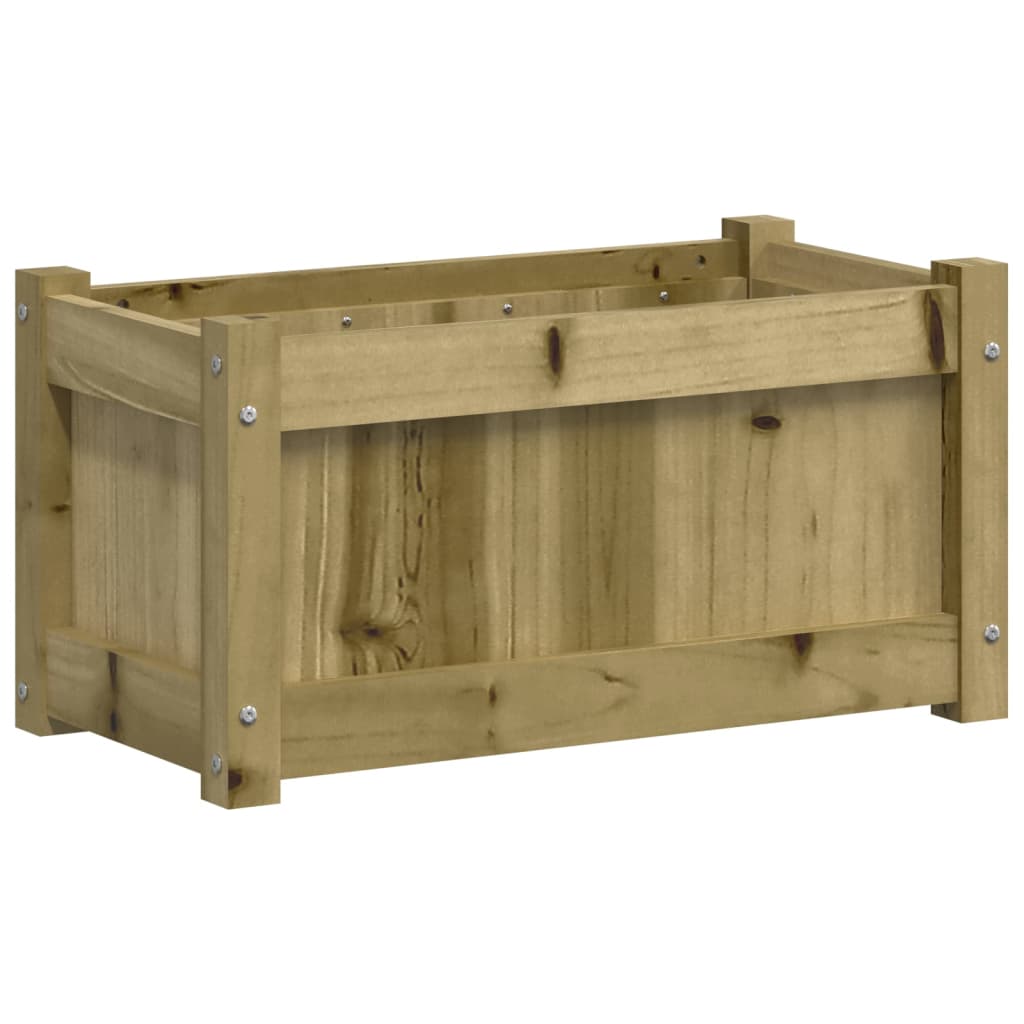 Vidaxl plantenbak 60x31x31 cm geïmpregneerd groenenhout