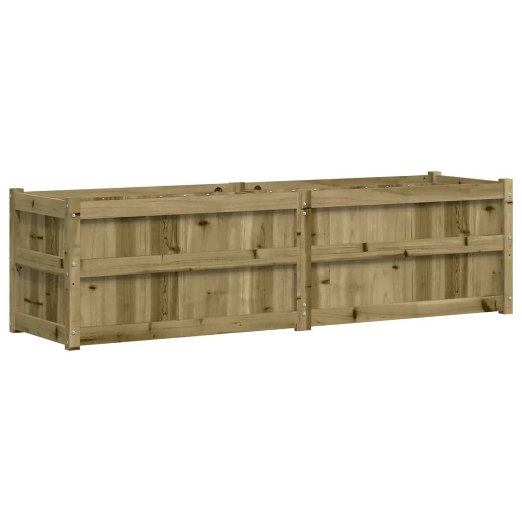 Vidaxl plantenbak 180x50x50 cm geïmpregneerd groenenhout