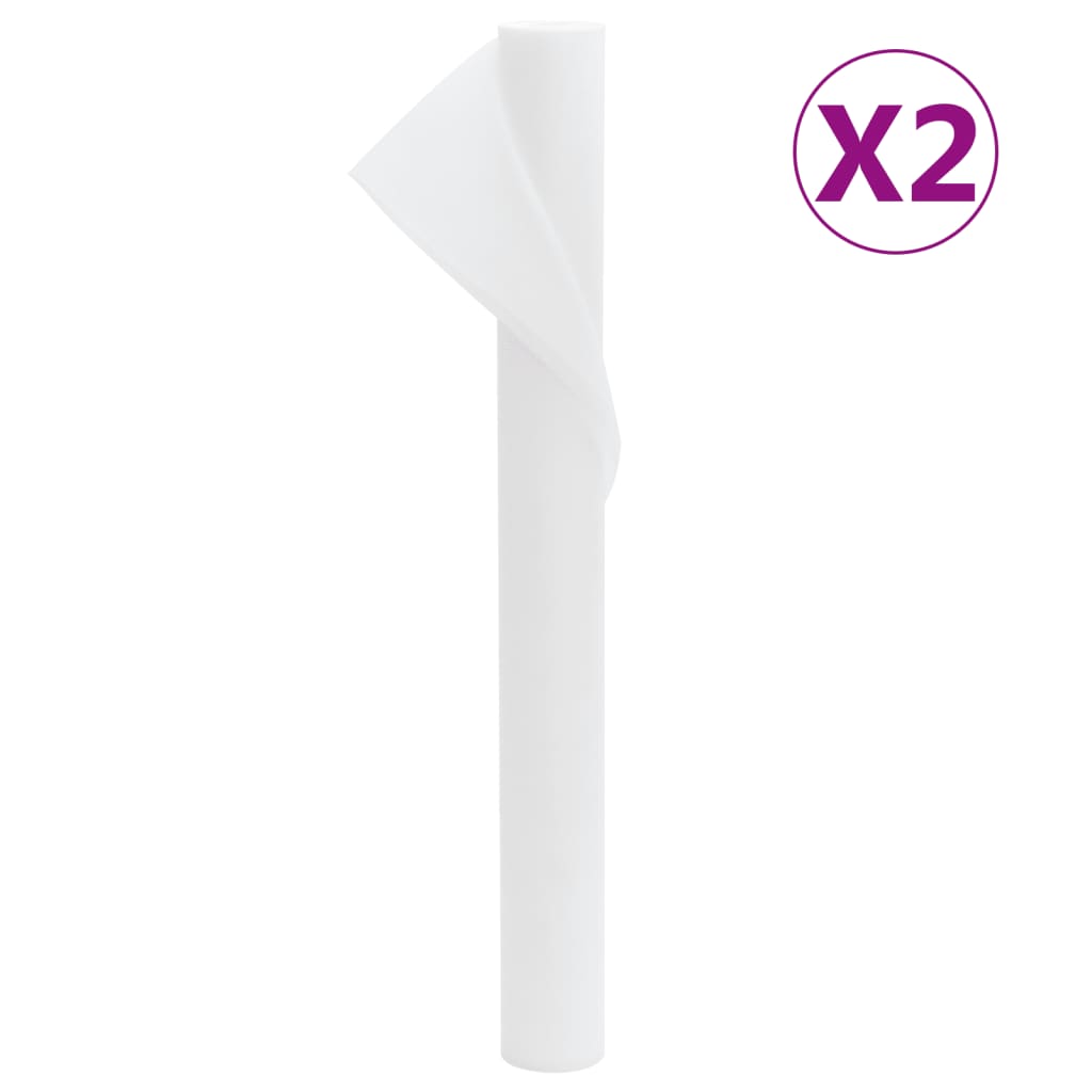 Vidaxl vliesdoek voor planten 2 rollen 70 g m² 10x1,6 m
