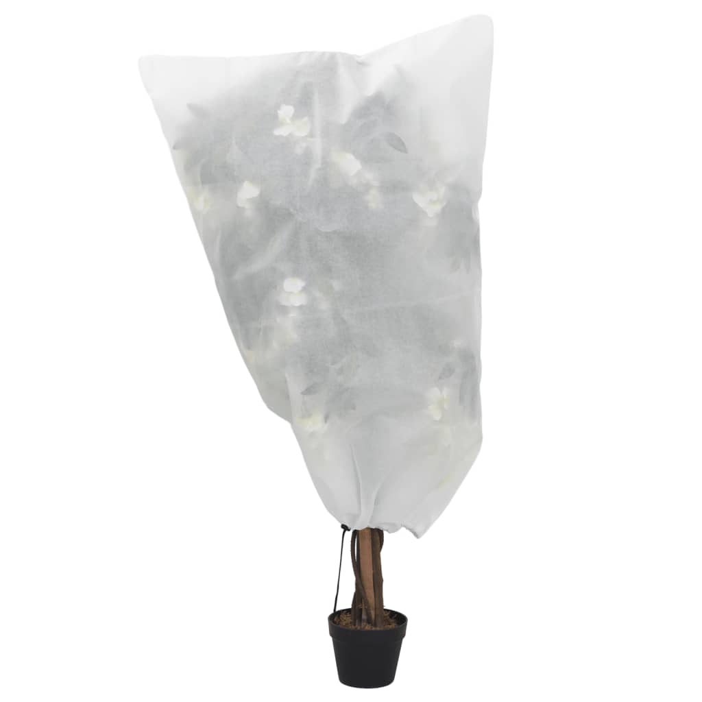 Vidaxl plantenhoezen met trekkoord 8 st 70 g m² 0,8x1 m