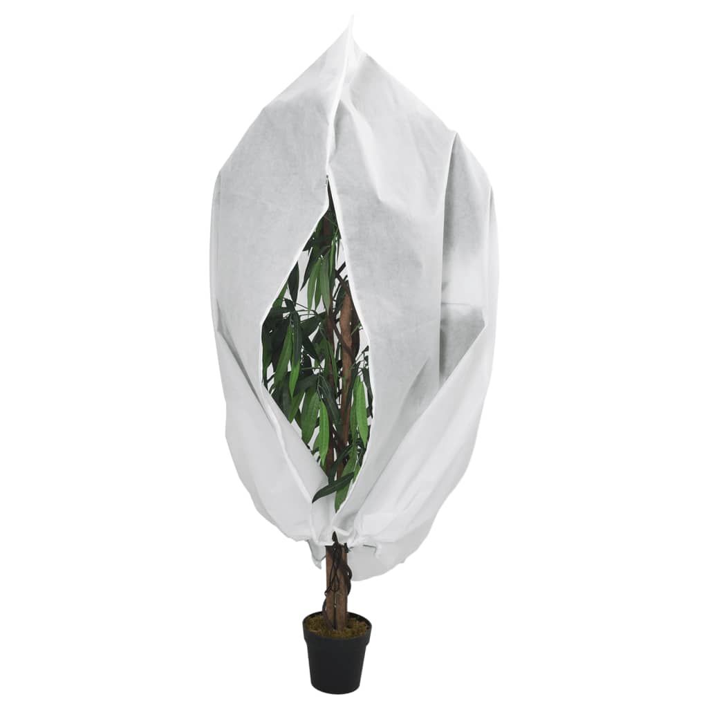 Vidaxl plantenhoezen met ritssluiting 2 st 70 g m² 3,93x3 m