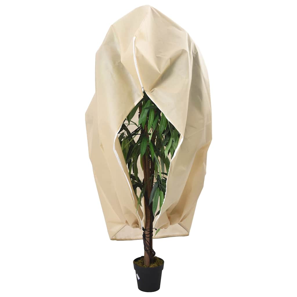 Vidaxl plantenhoezen met ritssluiting 4 st 70 g m² 1,2x1,8 m