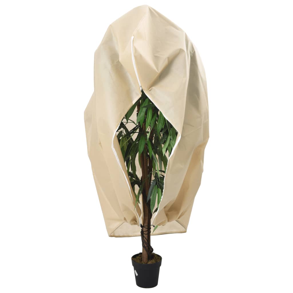 VidaXL Plantenhoezen met verbrand 2 st 70 g m² 3,93x3,5 m