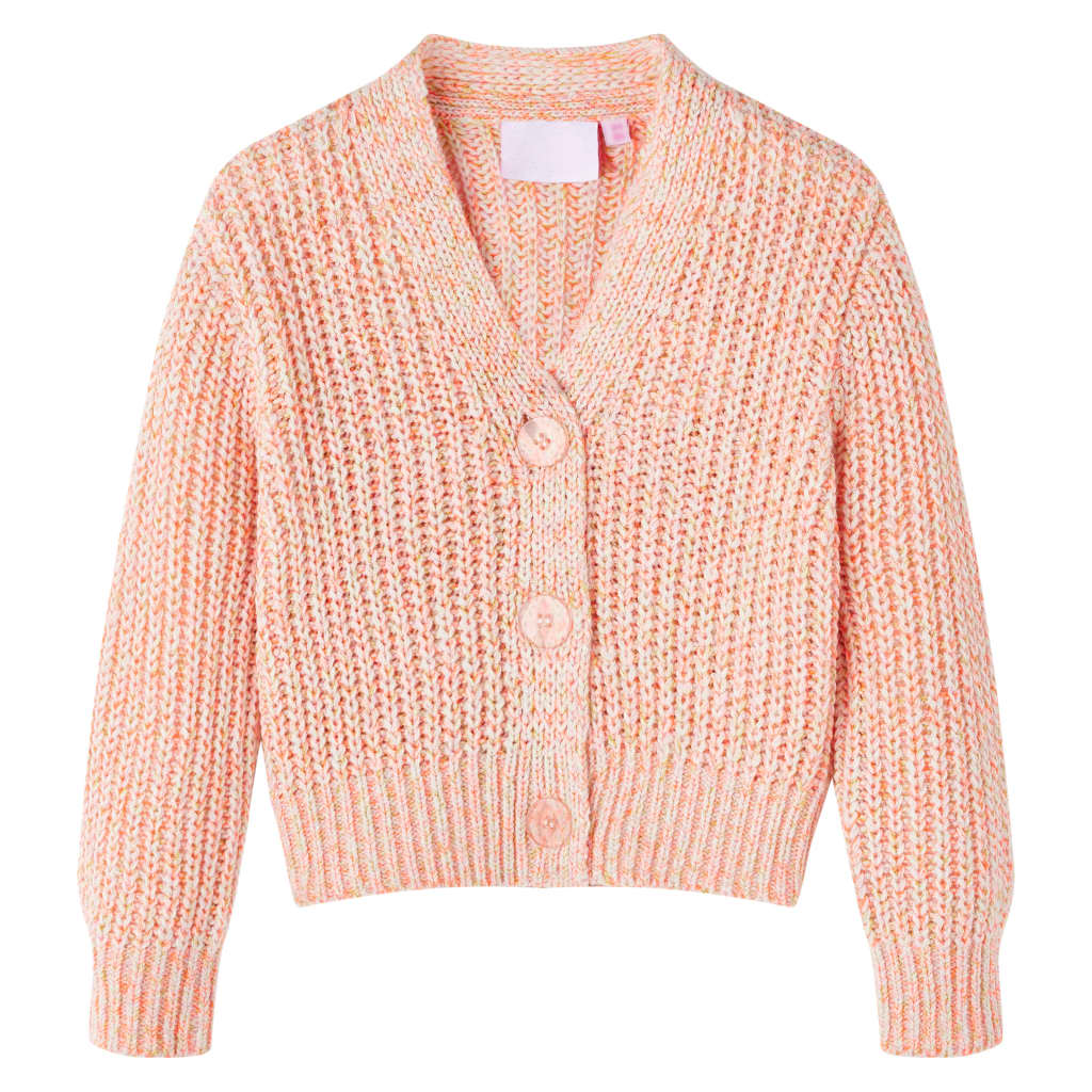Vidaxl kindervest gebreid 104 gemengd roze