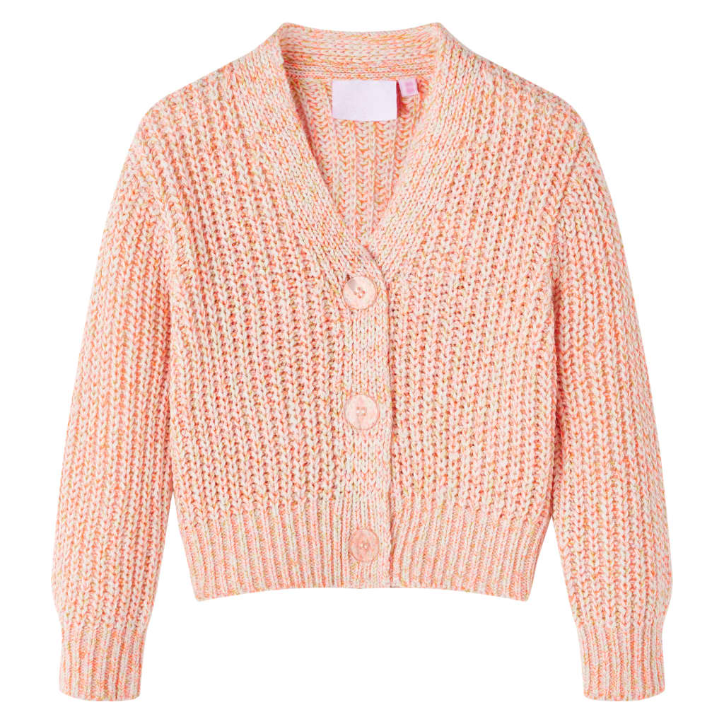 Vidaxl kindervest gebreid 116 gemengd roze