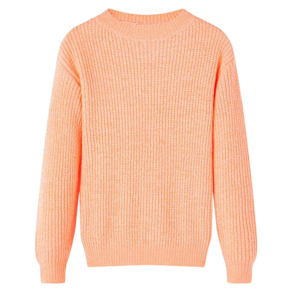 VidaXL Kindertrui gebreid 116 feloranje