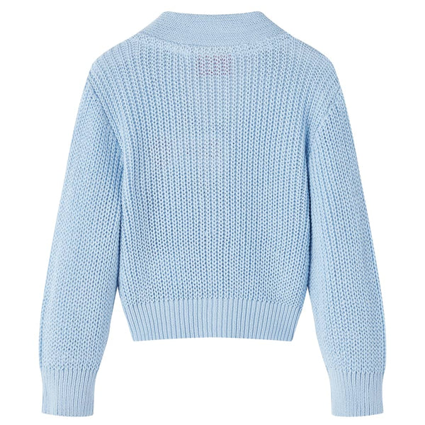 Vidaxl kindervest gebreid 98 blauw