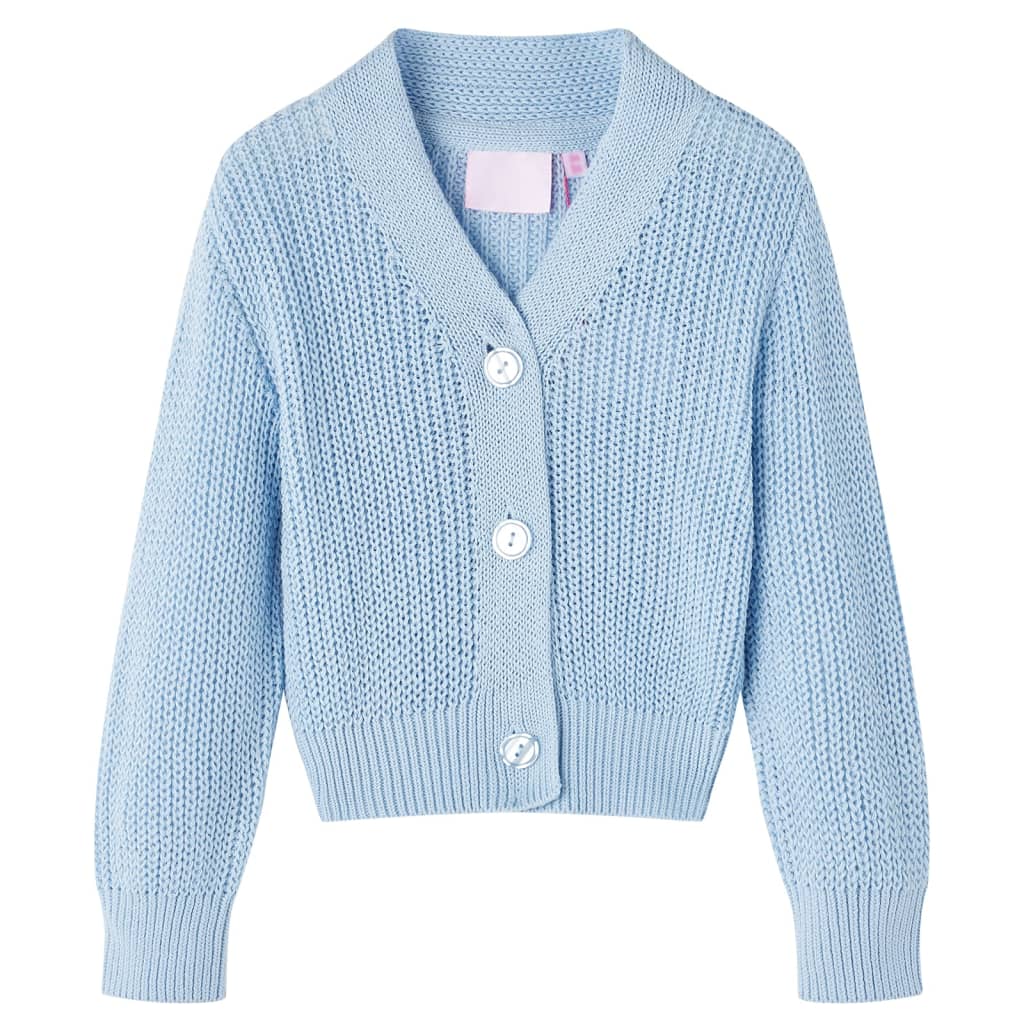 Vidaxl kindervest gebreid 104 blauw