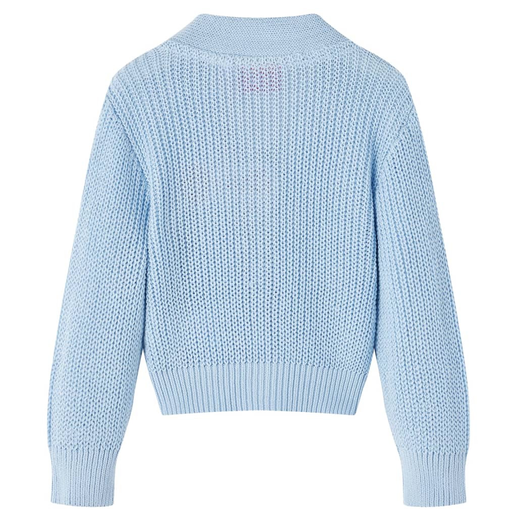 Vidaxl kindervest gebreid 104 blauw