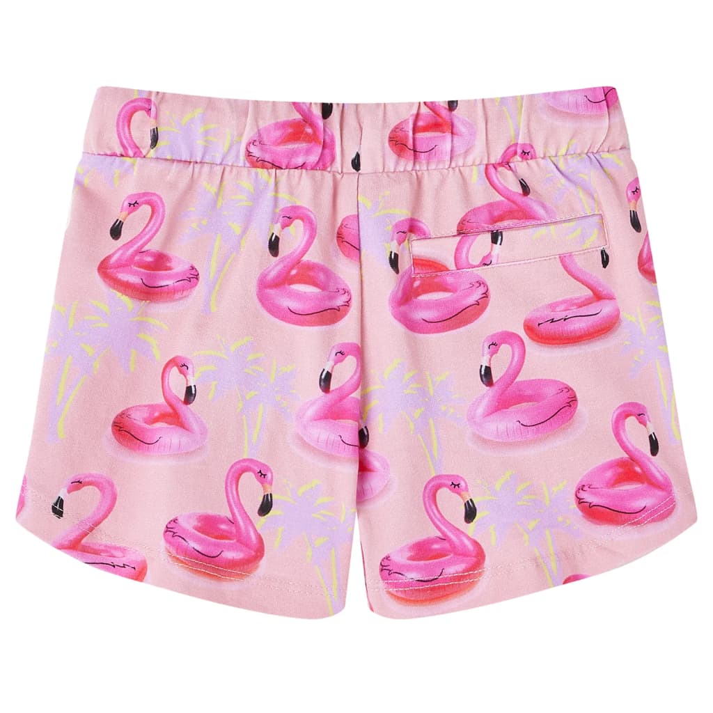 Vidaxl kindershorts met trekkoord 92 lichtroze