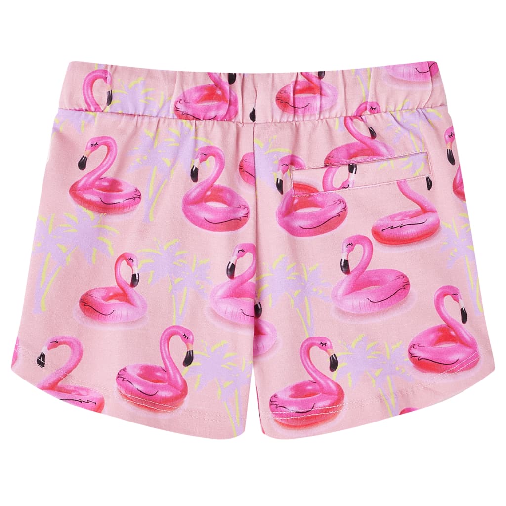 Vidaxl kindershorts met trekkoord 104 lichtroze