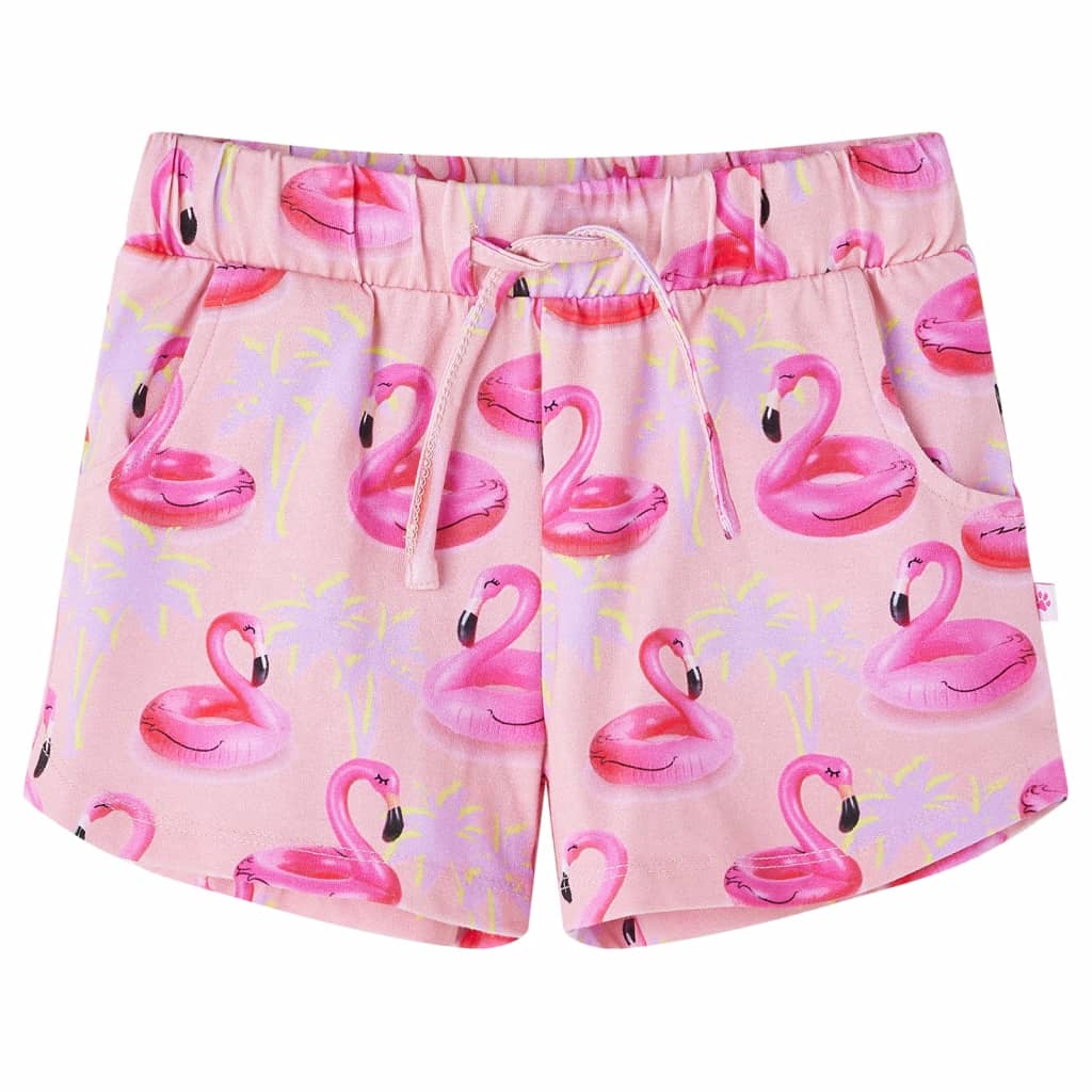 VidaXL Kindershort met trekkoord 140 lichtroze