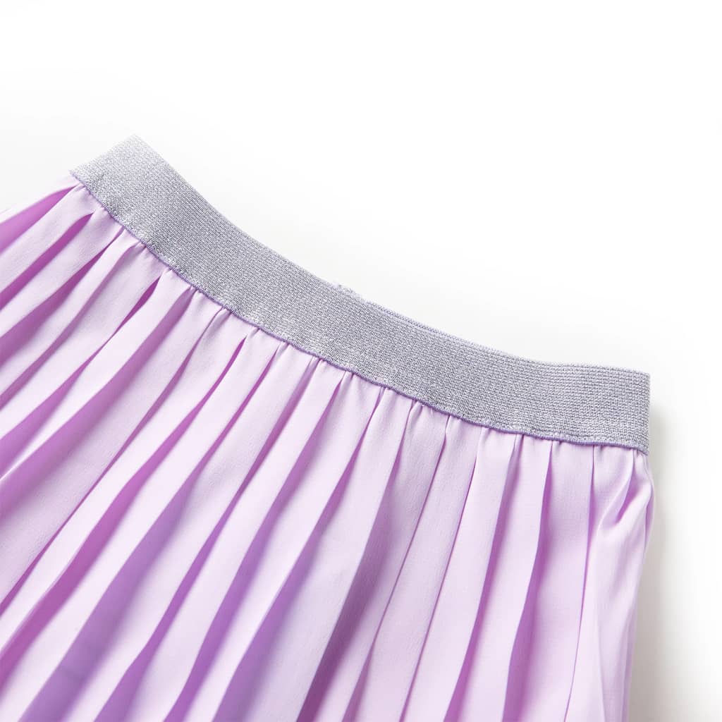 Vidaxl kinderplooirok 116 lila