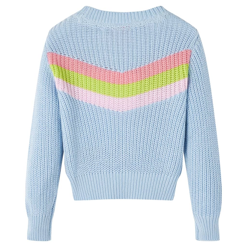 Vidaxl kindertrui gebreid 92 blauw
